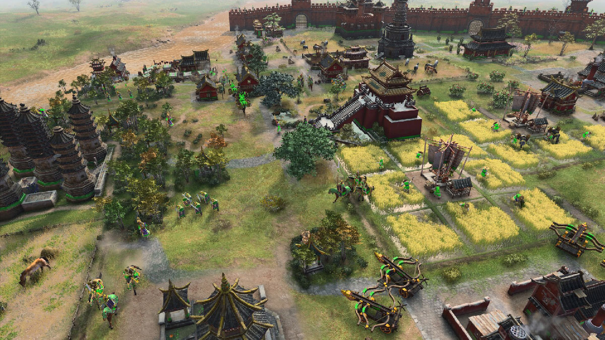 Base développée de la Dynastie Jin dans Age of Empires IV