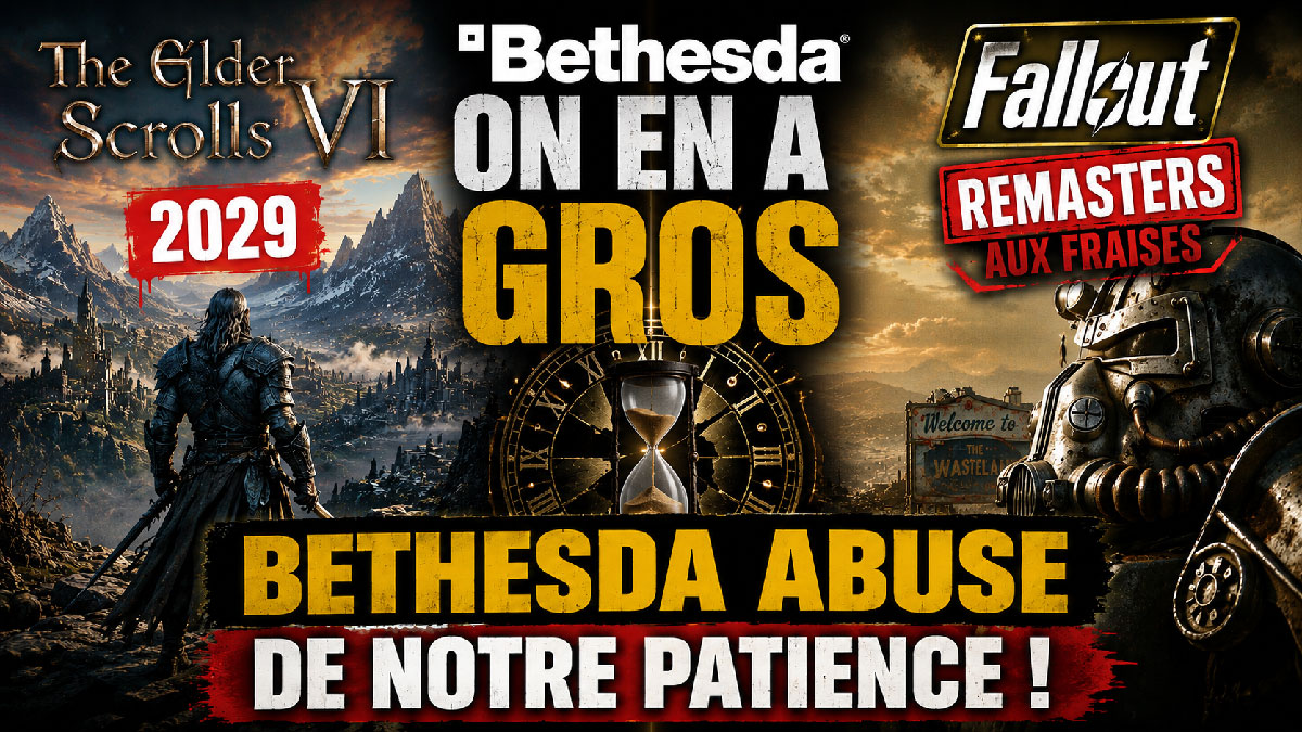 The Elder Scrolls 6 et Fallout Remaster Bethesda : date de sortie 2029, on en a marre