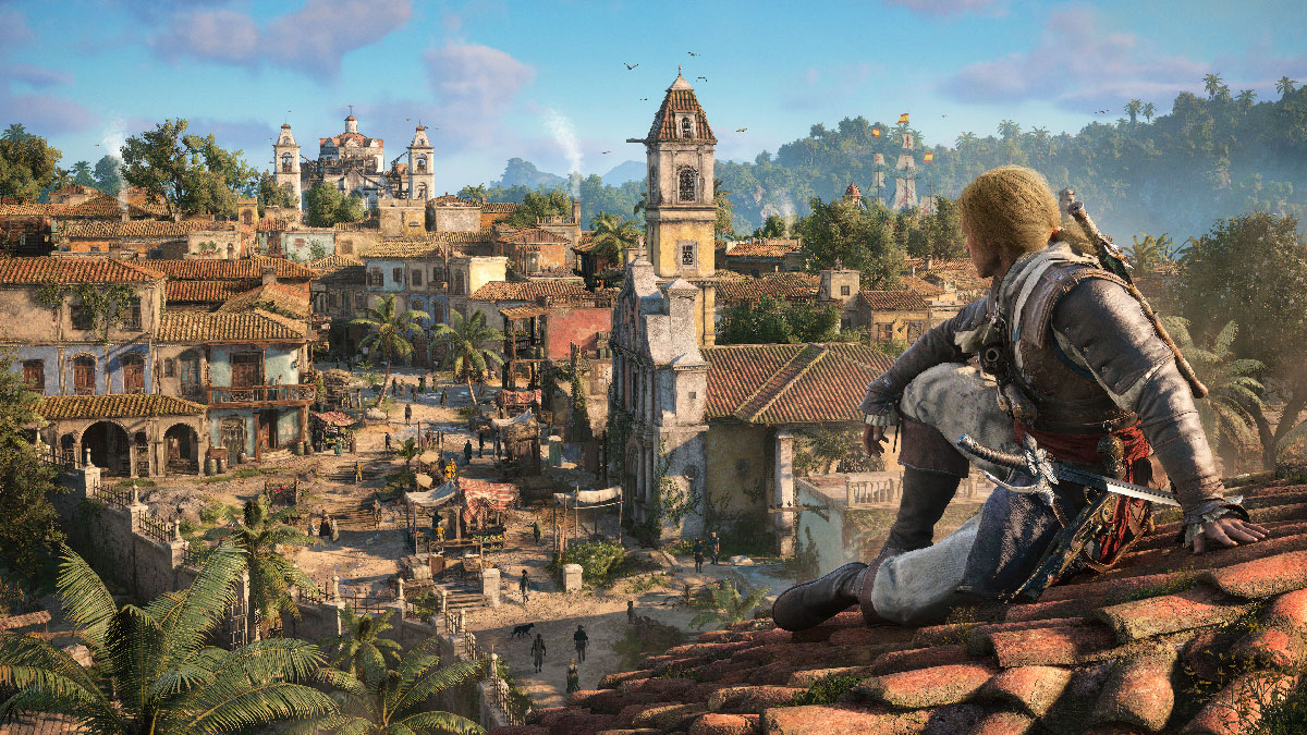 Kenway sur les toits de La Havane dans Black Flag Resynced