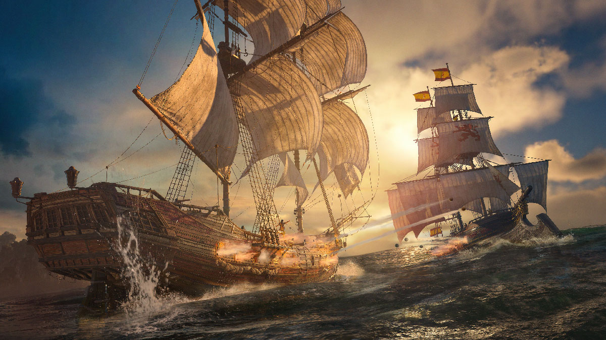 Combat naval contre un navire légendaire dans Black Flag Resynced