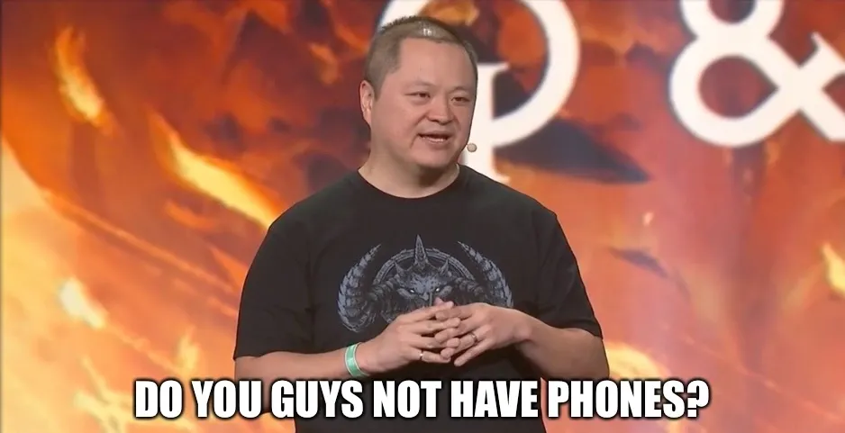 do you guys not have phones