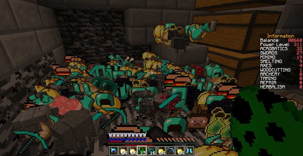 Minecraft chests and raid - Faction PVP servers