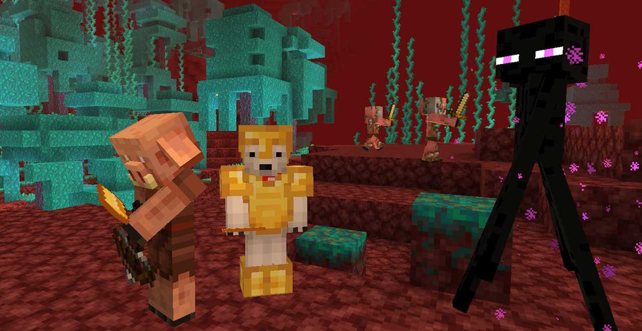 Minecraft Nether - hostile and epic atmosphere