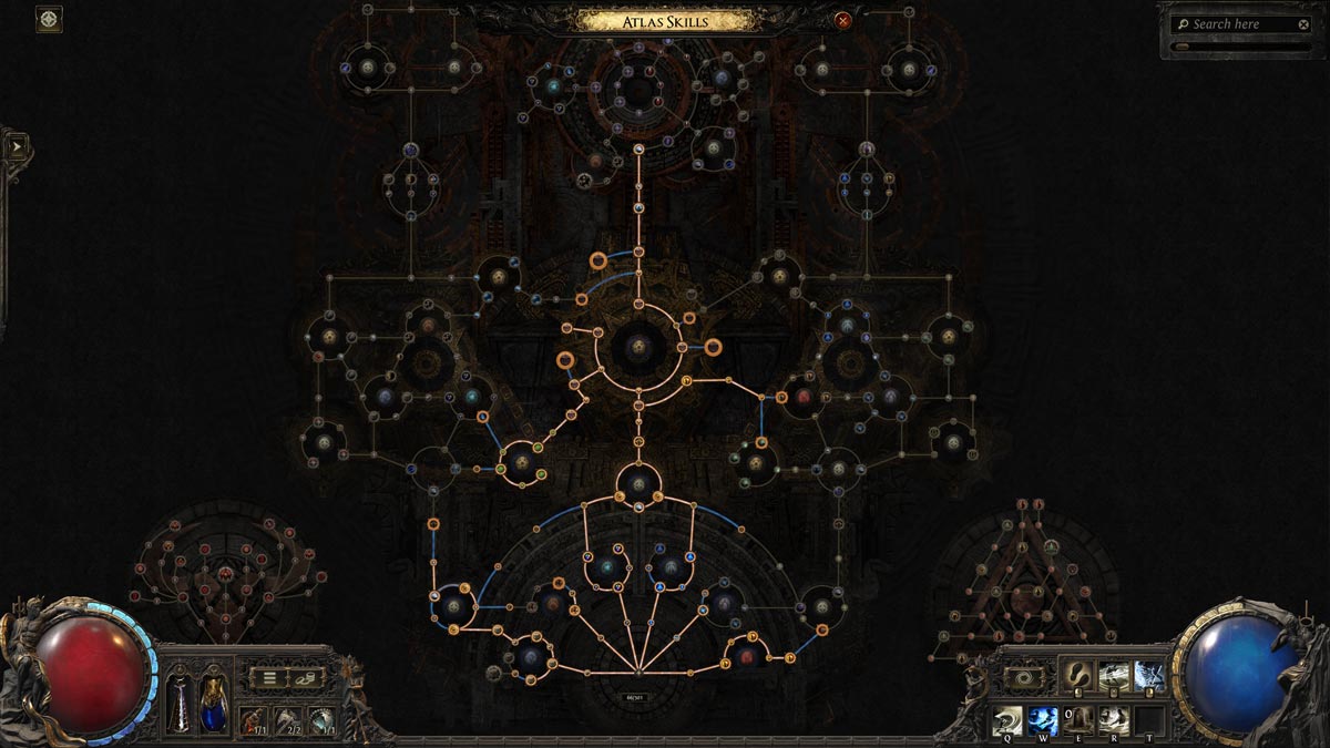 Le nouvel arbre des points passifs de l'Atlas dans Path of Exile 2