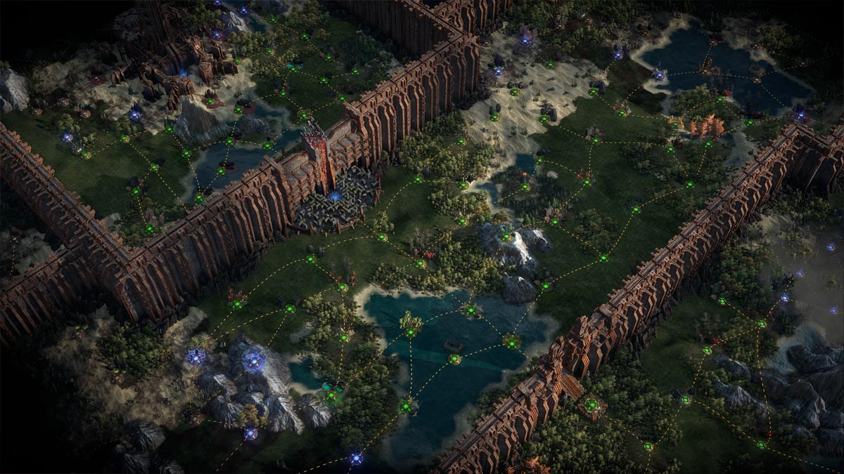 Une nouvelle partie de la map endgame avec deux murs géants à franchir