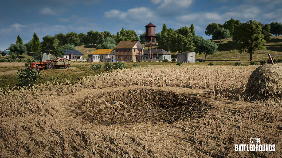 Terrain destructible sur Erangel dans PUBG Update 41.1