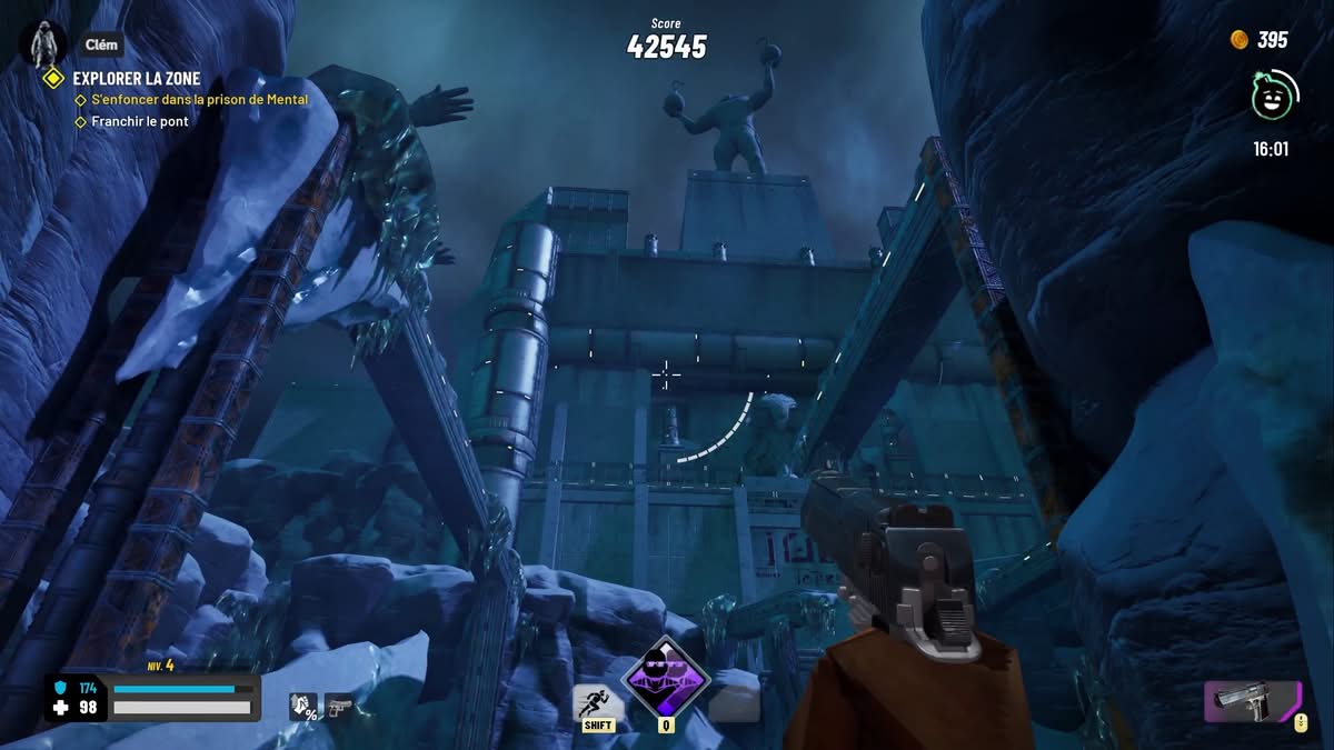 Niveau de glace dans Serious Sam Shatterverse environnements variés