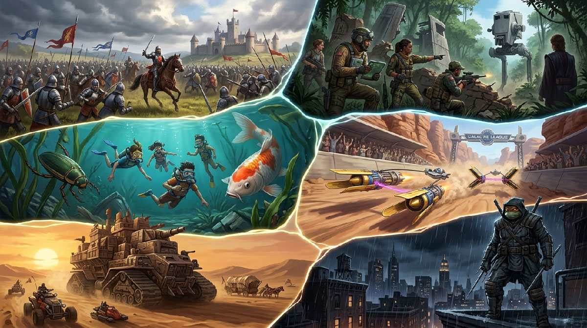 Summer Game Fest 2026 LittleBigCampus Selection : Chronicles Medieval, Star Wars Zero Company, Grounded 2, Star Wars Galactic Racer, Sands Raiders of Sophie, TMNT The Last Ronin
