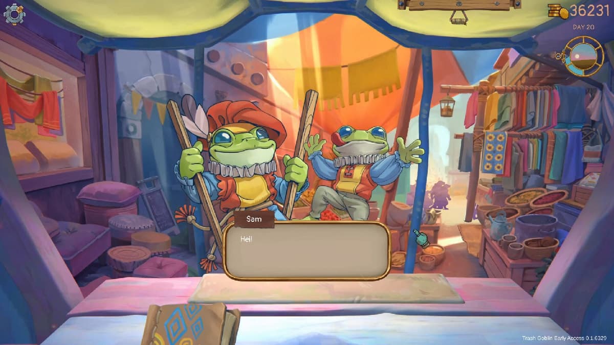 Trash Goblin cleaning antiques thrift shop