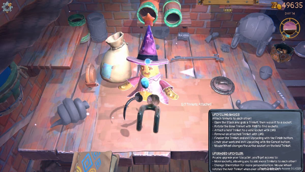 Trash Goblin shop customization management