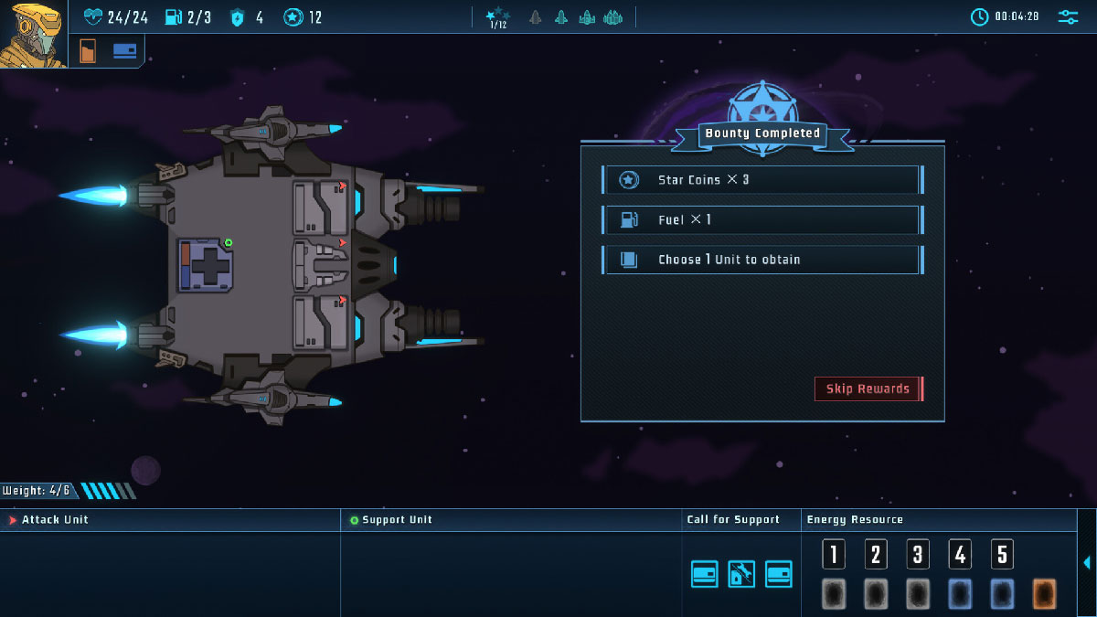 Bounty completed and rewards in Lonestar