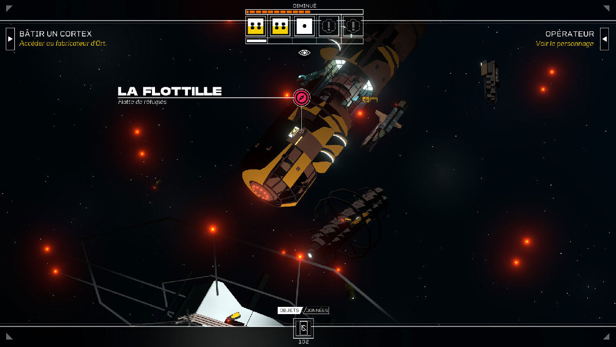 Reconstruction du cortex de la station spatiale dans Citizen Sleeper
