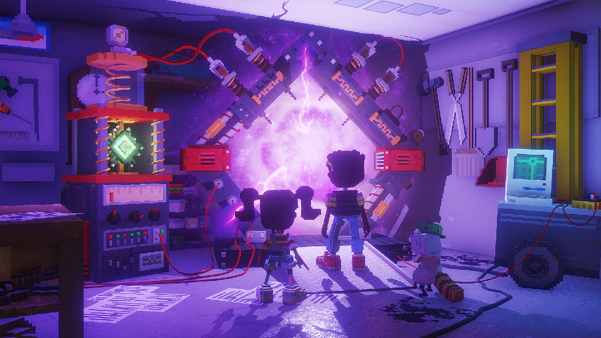 Ouverture d'un portail magique depuis la chambre dans Echo Generation