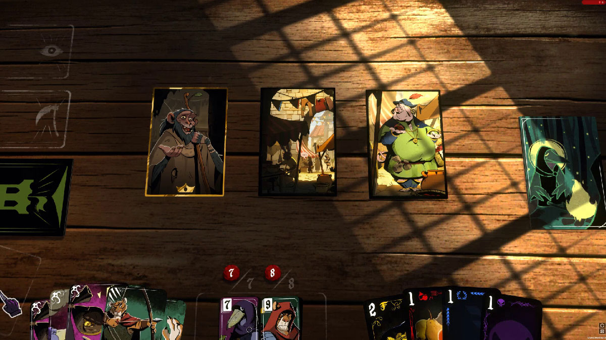 Cartes de gameplay Foretales avec illustrations fantastiques dessinées à la main