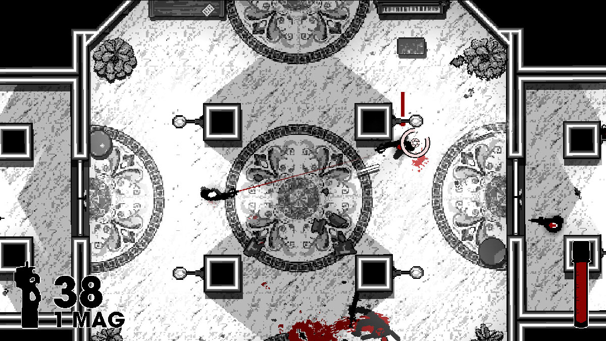OTXO top-down shooter rogue-lite gameplay