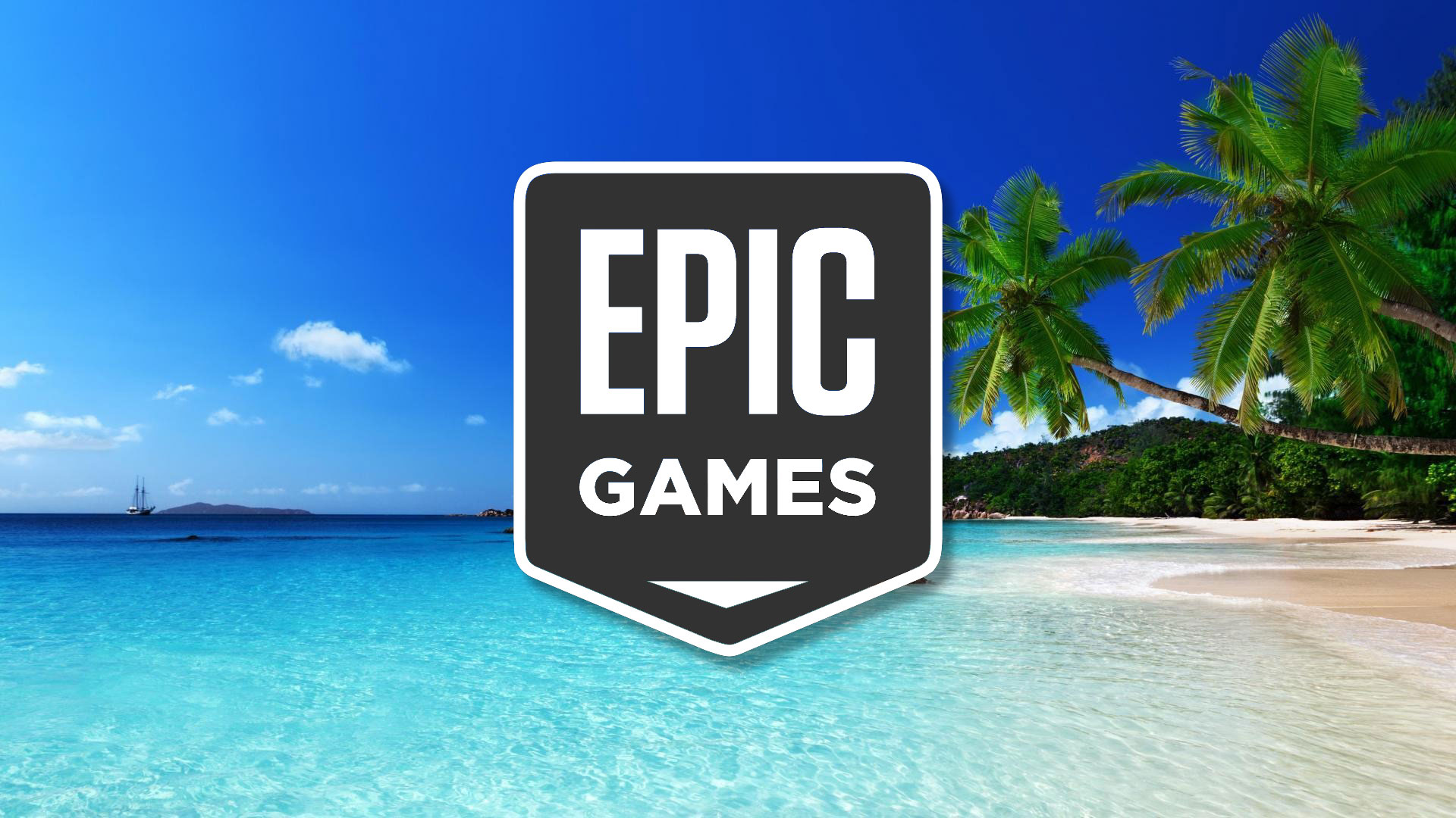 Logo Epic Games Store sur une plage ensoleillée de fin d'été 2026