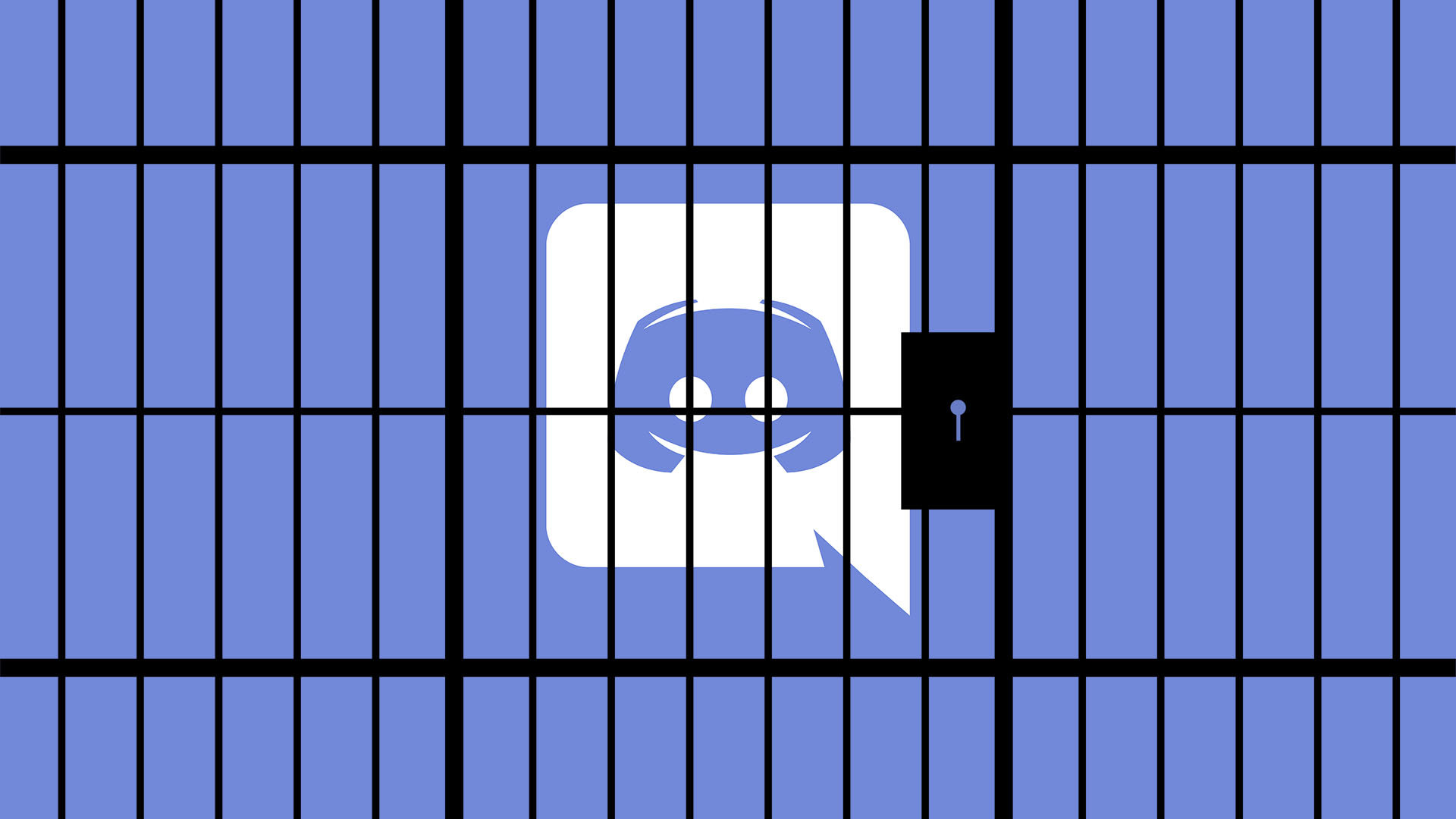 Logo Discord derrière des barreaux de prison - Fin de l'anonymat et régulation 2026