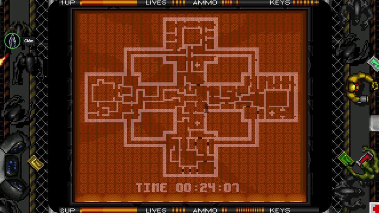 Carte de niveau dans Alien Breed 1992