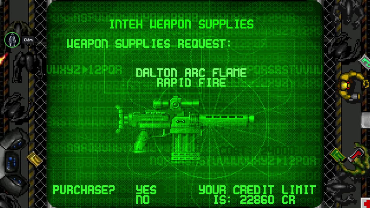 Achat d'armes dans Alien Breed 1992