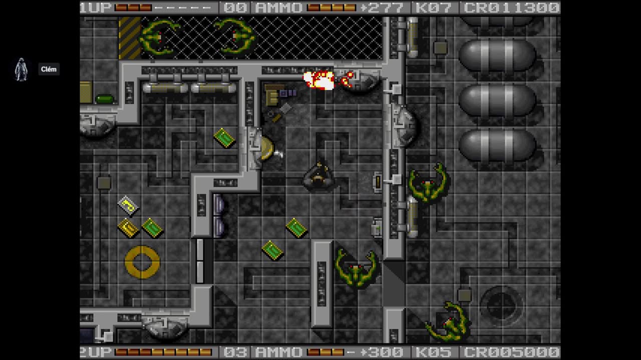 Tourelles murales dans Alien Breed II
