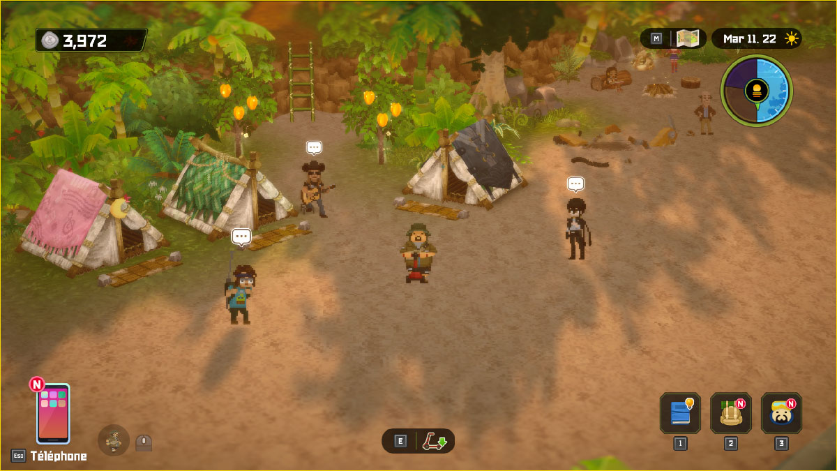 La plage du village d'Utara dans Dave the Diver In the Jungle