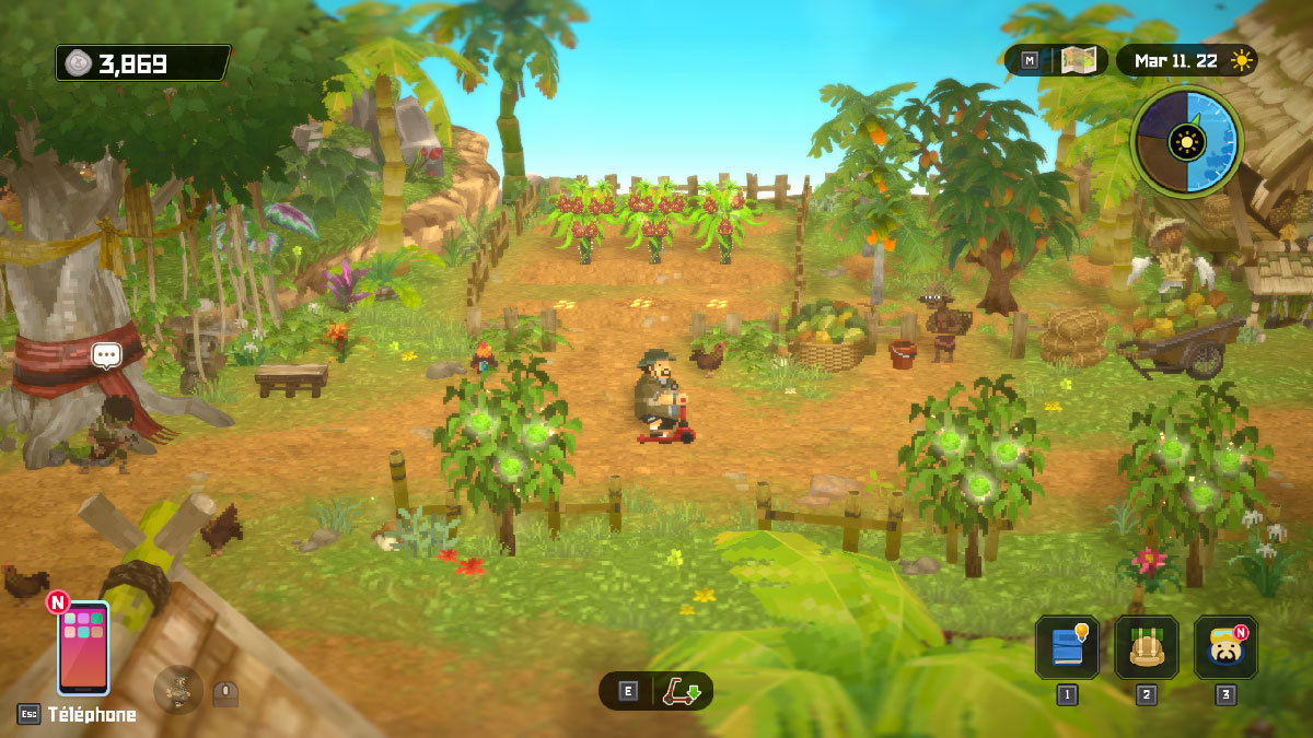 Le jardin pour faire pousser des fruits dans Dave the Diver In the Jungle