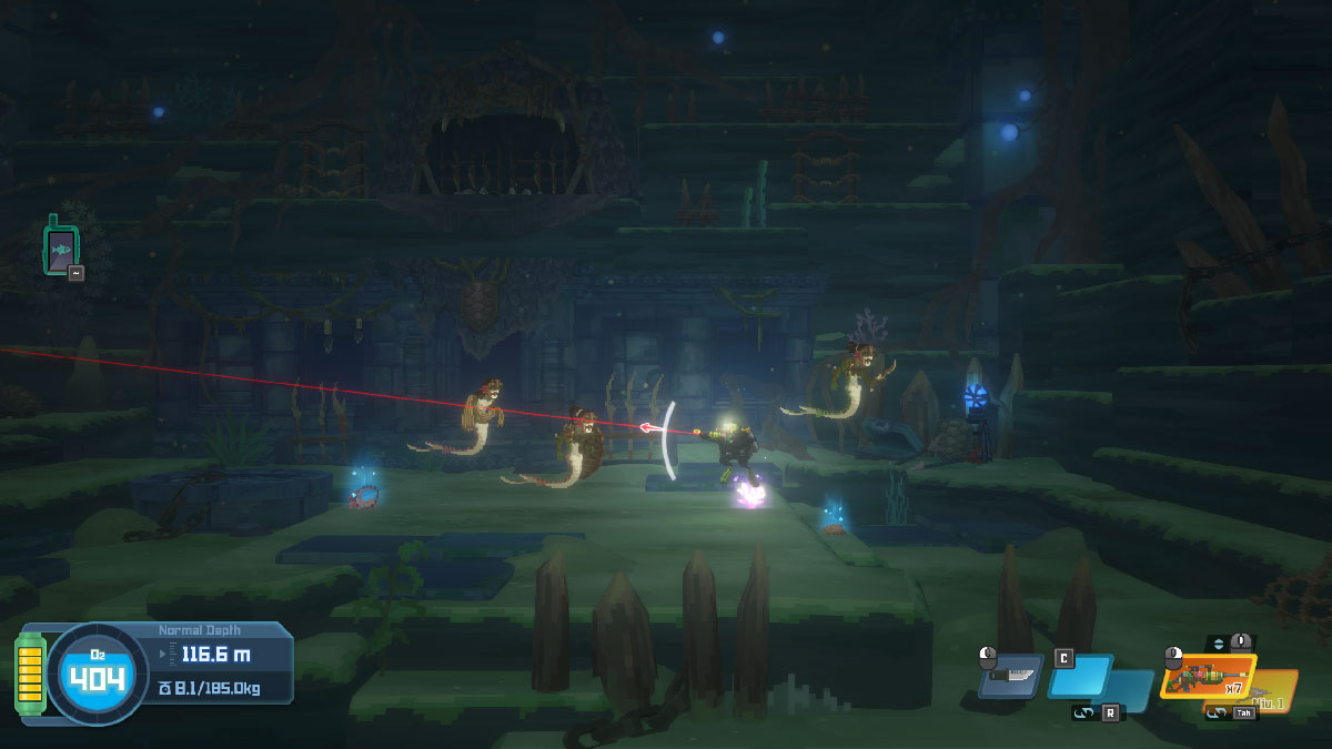 Combat au fusil sniper contre le peuple sous-marin dans Dave the Diver In the Jungle