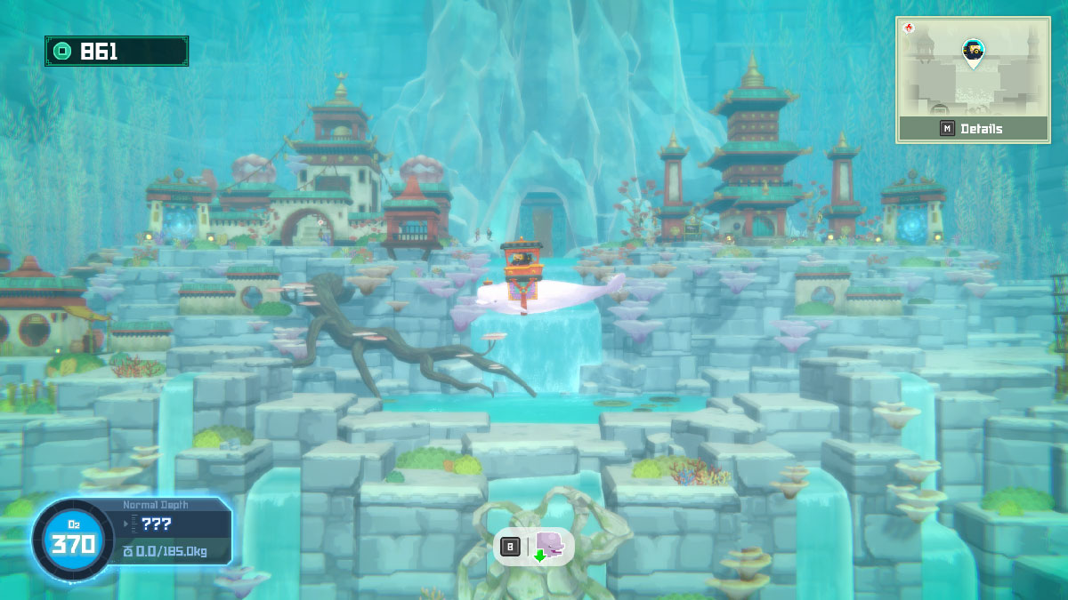 Dave walks through the Sea People village in Dave the Diver