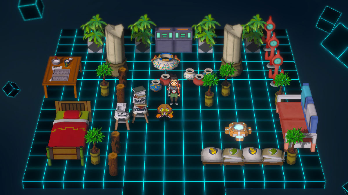 Housing system in Lumentale showcasing deep player home customization