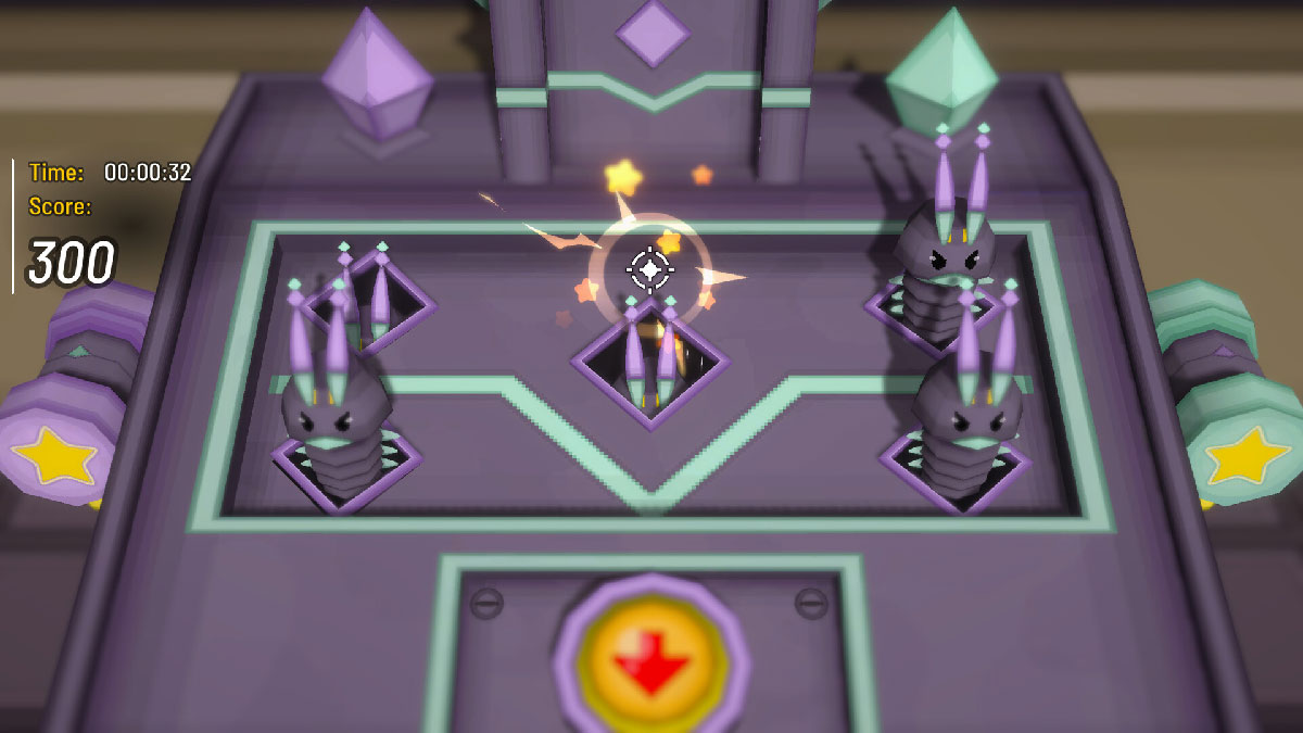Whack-a-mole style casual mini-game featured inside Lumentale