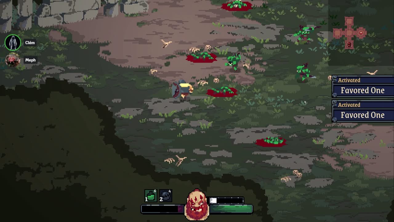 Combat contre des gobelins pour récupérer leurs oreilles dans Monster Cuisine