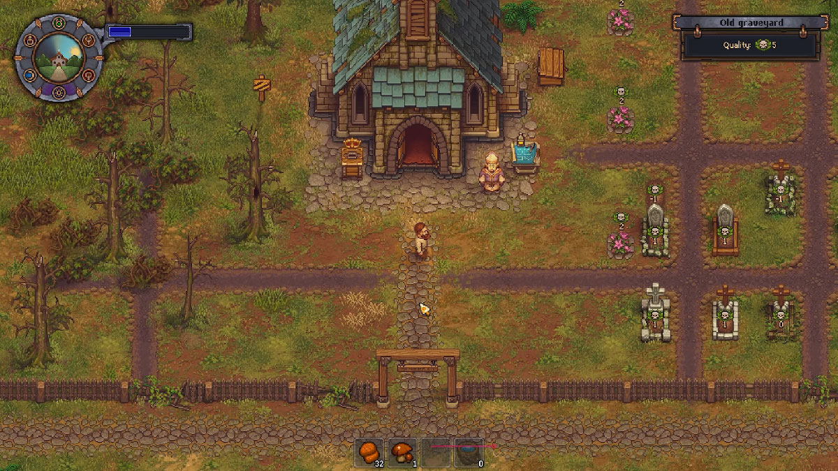 Graveyard Keeper ambiance médiévale