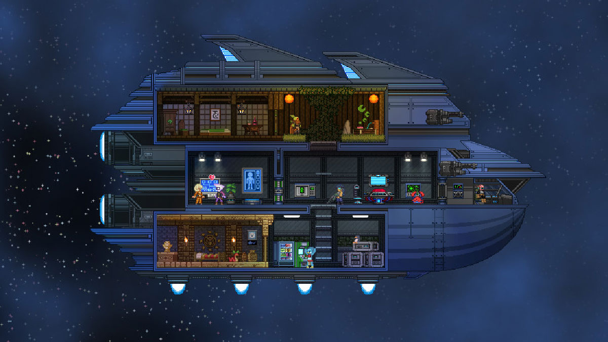 Starbound construction de colonie