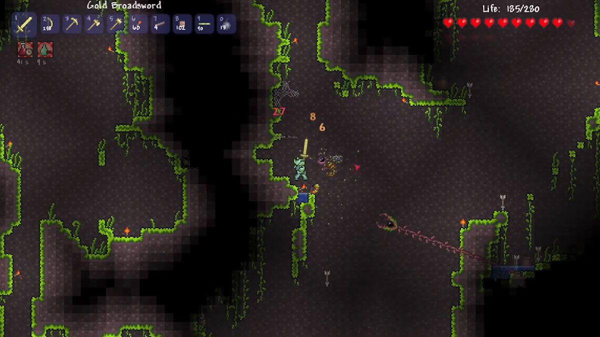 Terraria exploration et minage