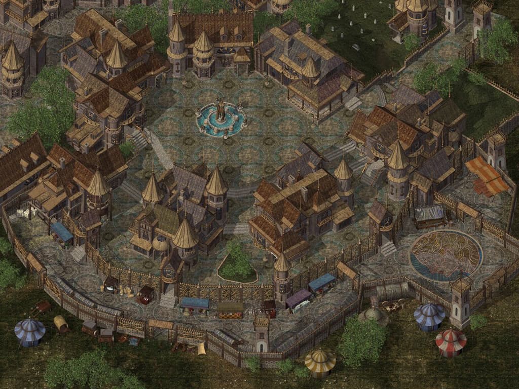 Full map of Trademeet revealed in Baldur's Gate 2