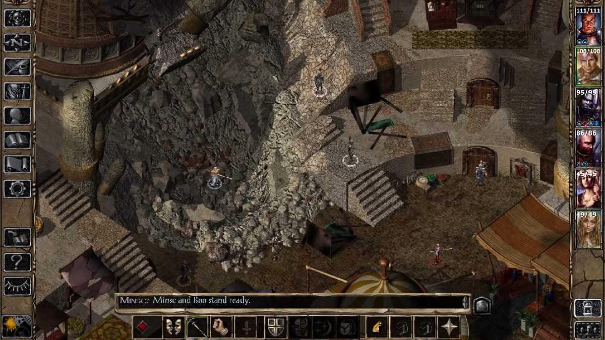 Waukeen's Promenade in Athkatla in Baldur's Gate 2 Enhanced Edition