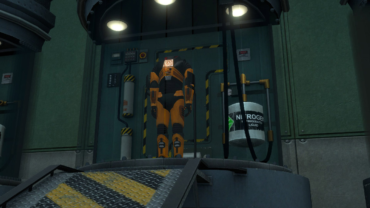 Black Mesa, Gordon Freeman's iconic HEV suit rendered in high resolution