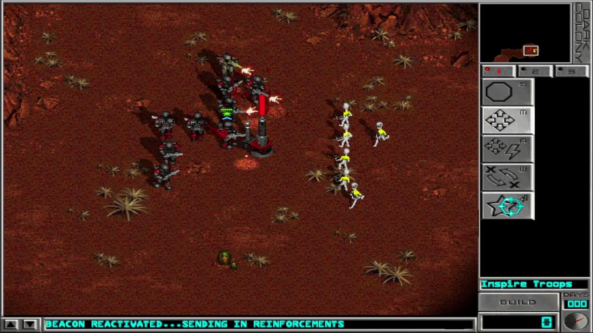 Combat entre troopers humains et troopers Gray dans Dark Colony