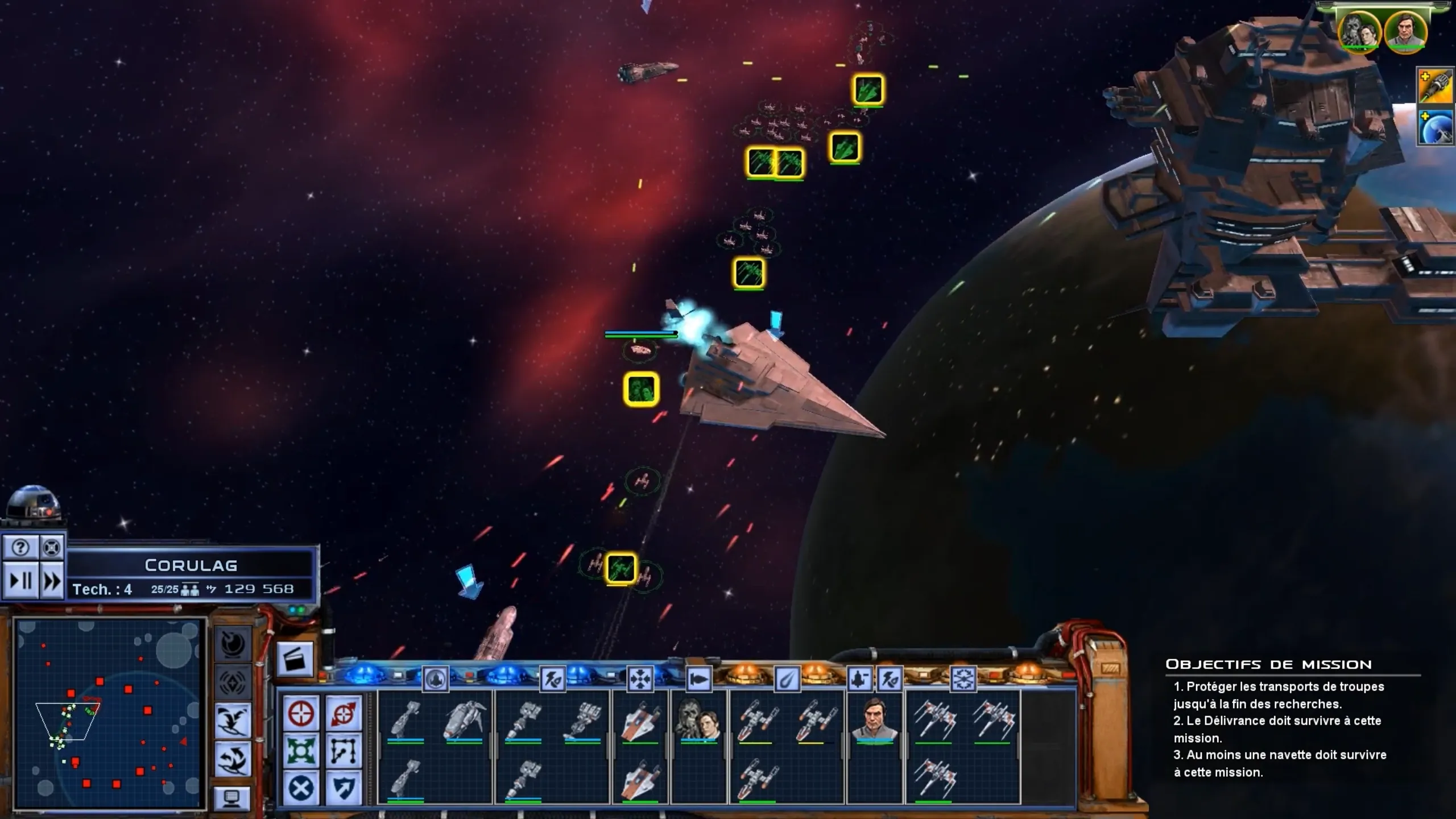 Combat spatial dans Empire at War