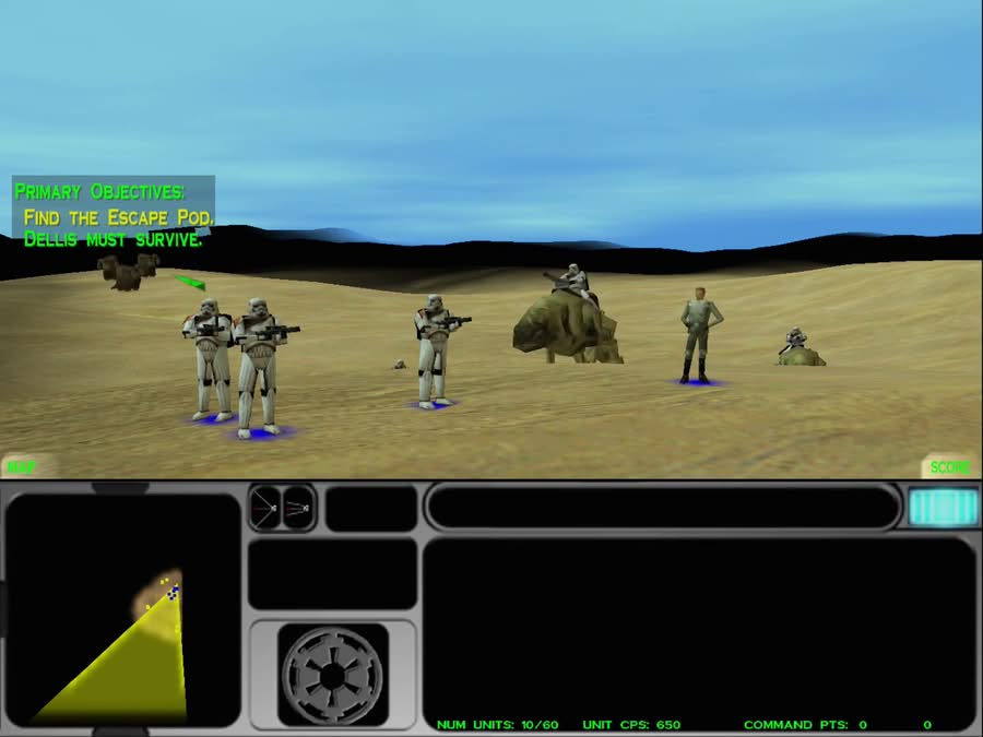 Stormtroopers montés sur des Dewbacks recherchant les droïdes sur Tatooine