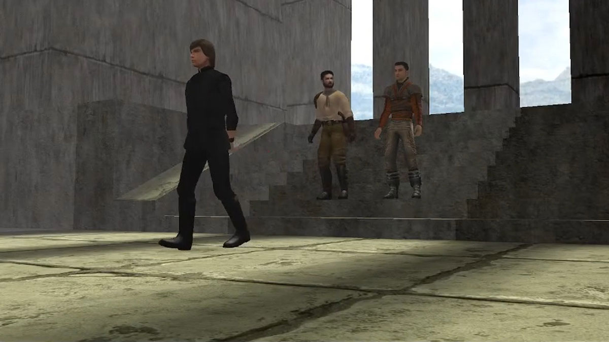 Star Wars Jedi Knight Jedi Academy - Luke Skywalker directeur de l'Académie Jedi sur Yavin IV