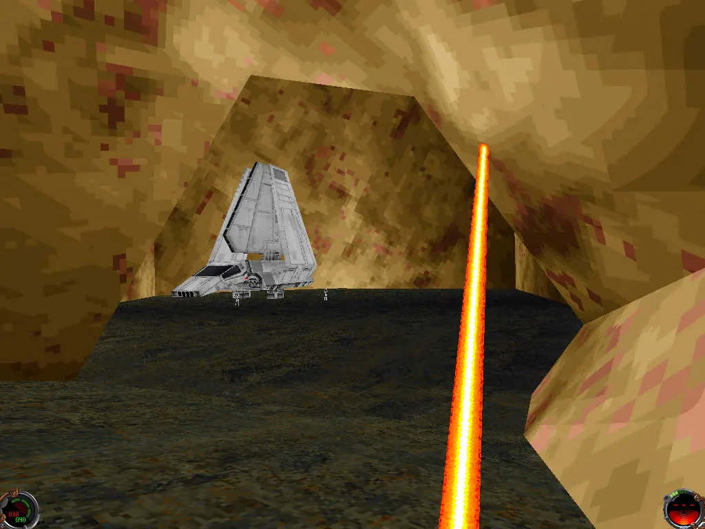 Tydirium Shuttle landed in Mysteries of the Sith