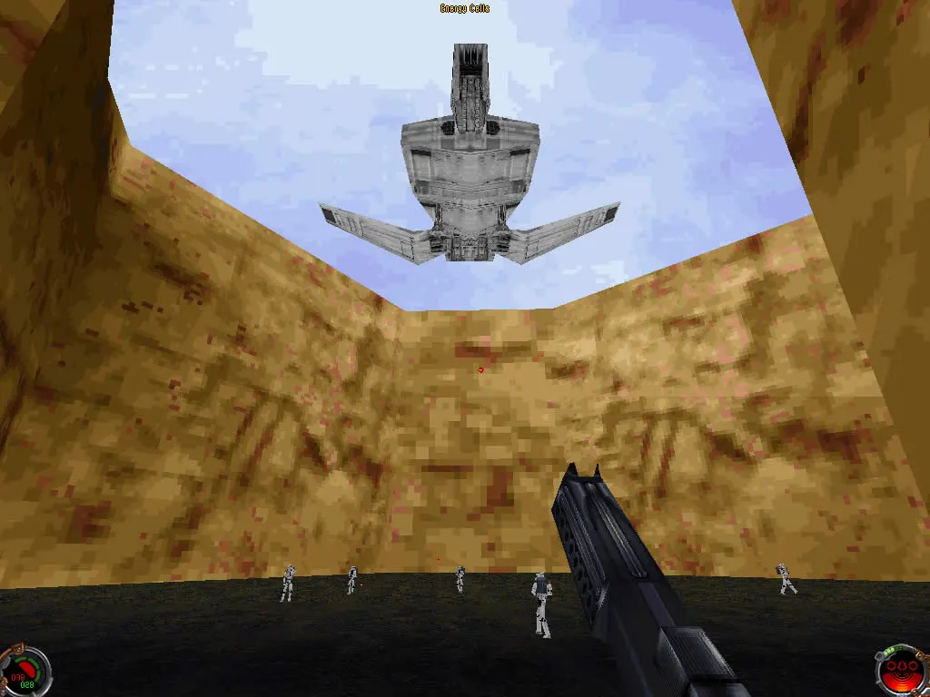 Tydirium Shuttle in flight in Mysteries of the Sith