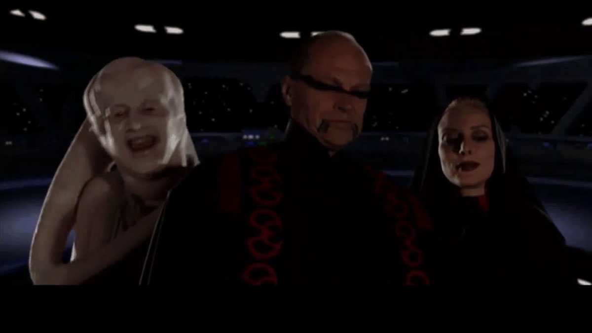 Boc, Jerec and Sariss, the main antagonists of Jedi Knight Dark Forces II