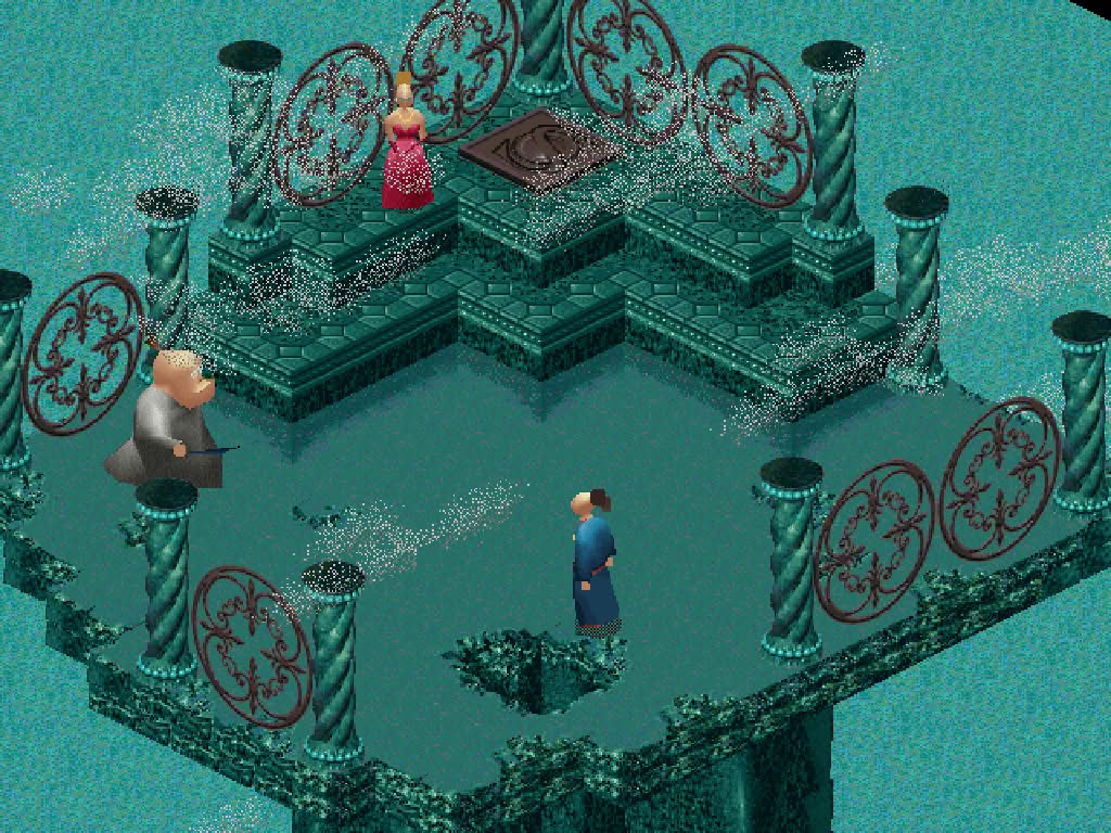 Original 1994 Little Big Adventure, Twinsen's final battle against Dr. FunFrock to save Zoe