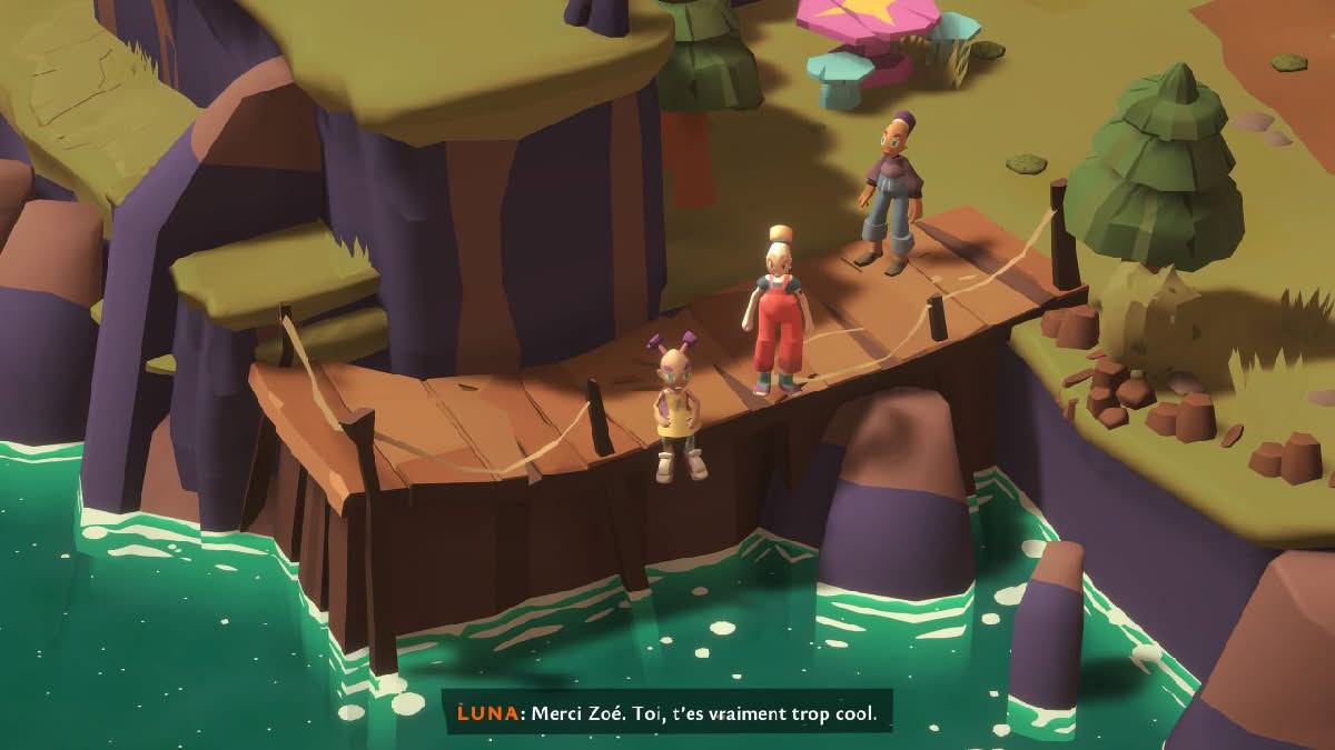 Little Big Adventure Twinsen's Quest, Twinsen, Zoe, and the newcomer Luna