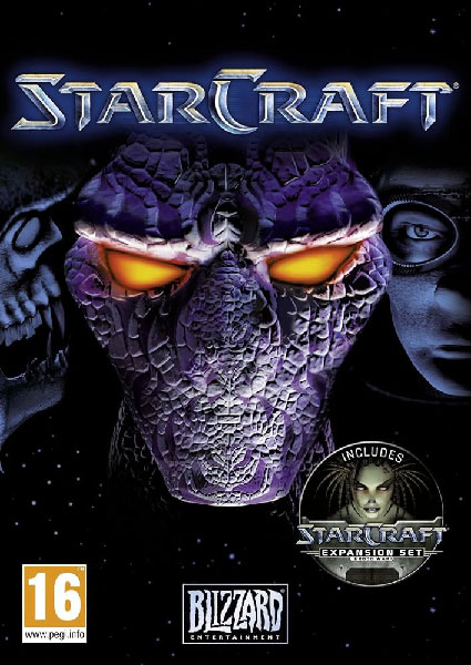 Jaquette originale du jeu StarCraft PC 1998