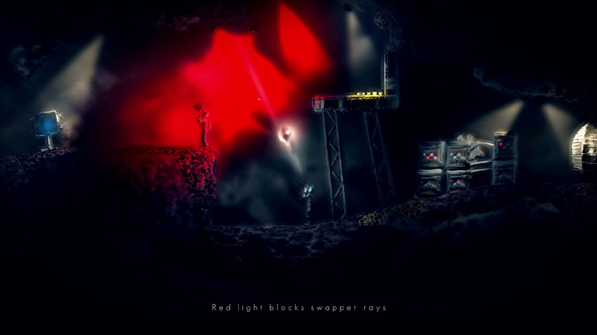 The Swapper - zone rouge interdisant le transfert de conscience