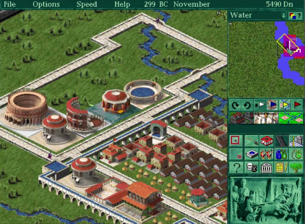 Caesar II - Un début de cité romaine en construction