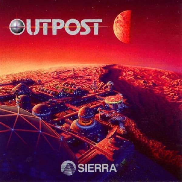 Outpost - Jaquette officielle du jeu de colonisation spatiale de Sierra On-Line (1994)